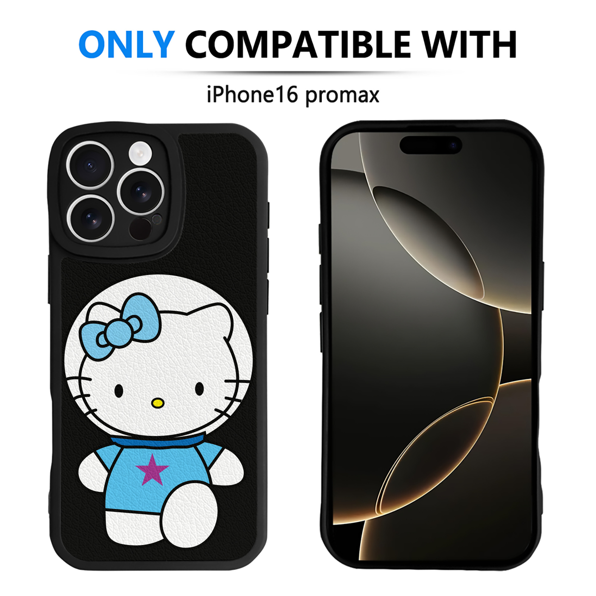 （画像用） Hello Kitty ハローキティ 【iPhone 16シリーズ対応】シリコンスマホケース（レザー調） 材質：シリコン